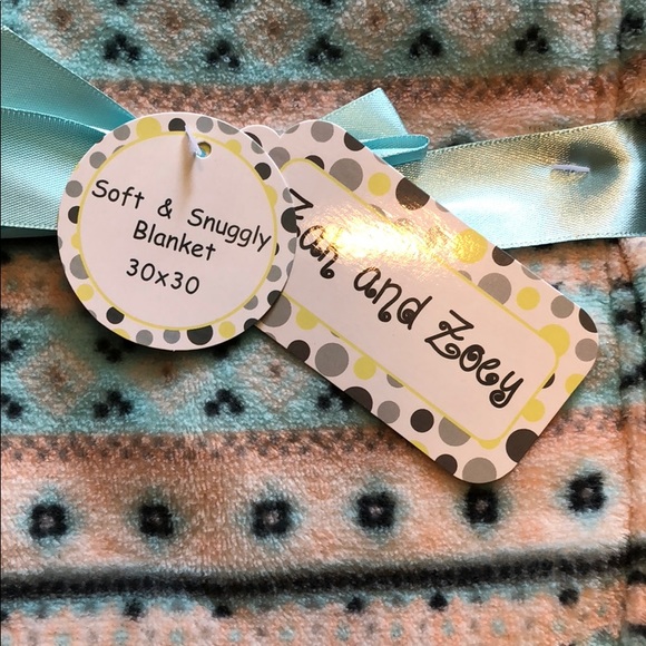 Zak & Zoey Soft & Snuggly Baby Blanket NWT - Picture 2 of 2
